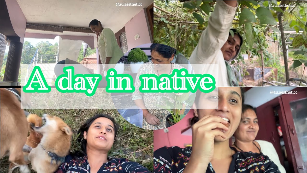 A day in native💚|Suprise home visit ❣️/ Farm visit |Suprise gift