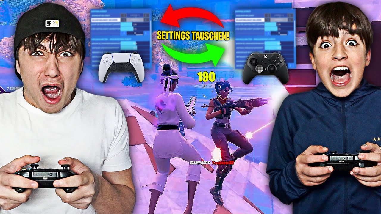 Mein Bruder und Ich tauschen unsere SETTINGS für 24h und das passierte..