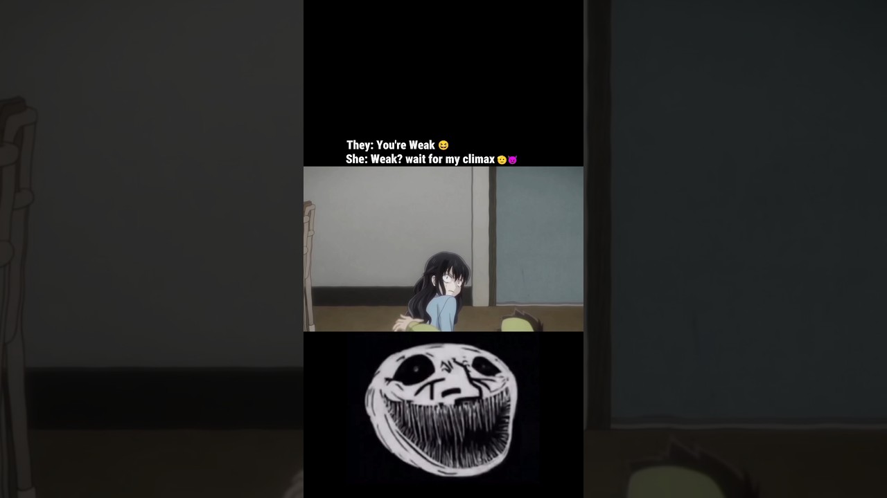 When she had enough of bullying 👹☠️💀#animemoments