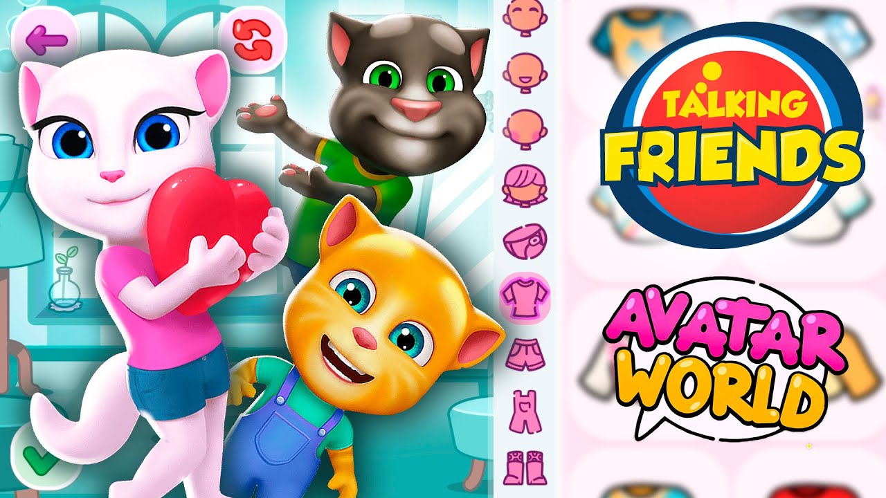 How to make Talking Tom and Friends Characters in Avatar World 💜🩷Toca Mia