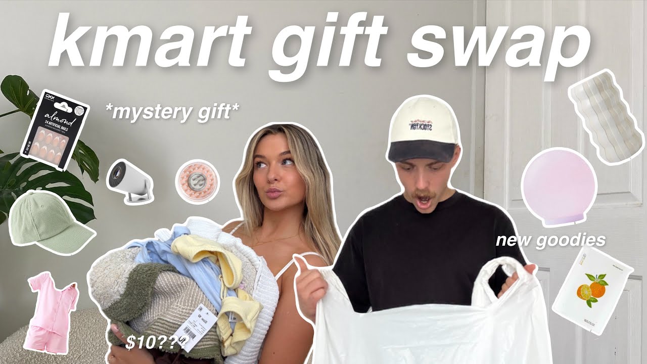come shopping with us at KMART *gift swap challenge*
