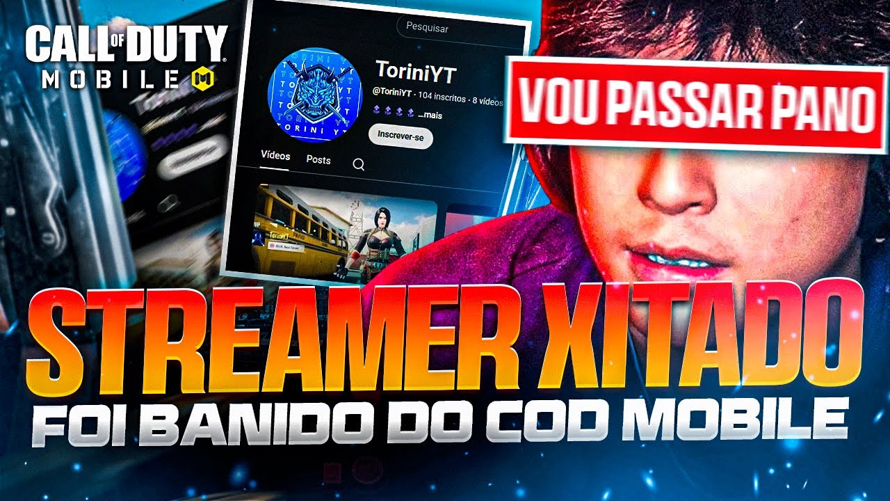 STREAMER COM HACK! FOI BANIDO DO COD MOBILE🔥🔥🔥 CALL OF DUTY MOBILE