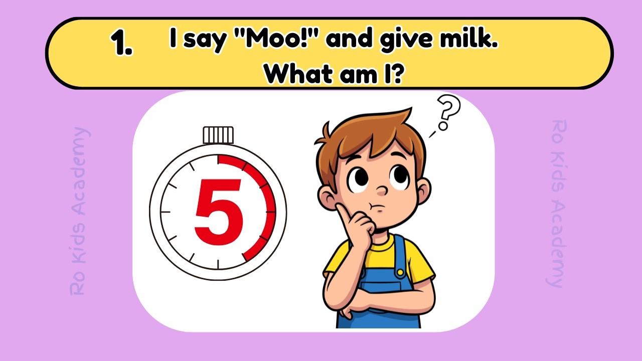 Easy & Fun Riddles | Brain Game for Kids