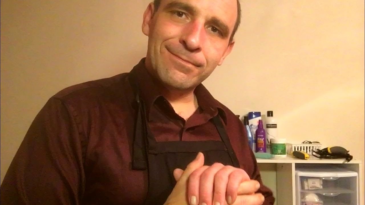 BARBER ROLE PLAY (ASMR) HAIRCUT AND SHAVE