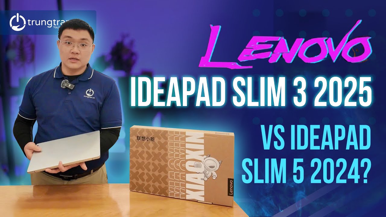 Đập hộp Lenovo Ideapad Slim 3 2025 ( Lenovo Xiaoxin 14c AHP10) | Có gì khác Ideapad Slim 5 2024?