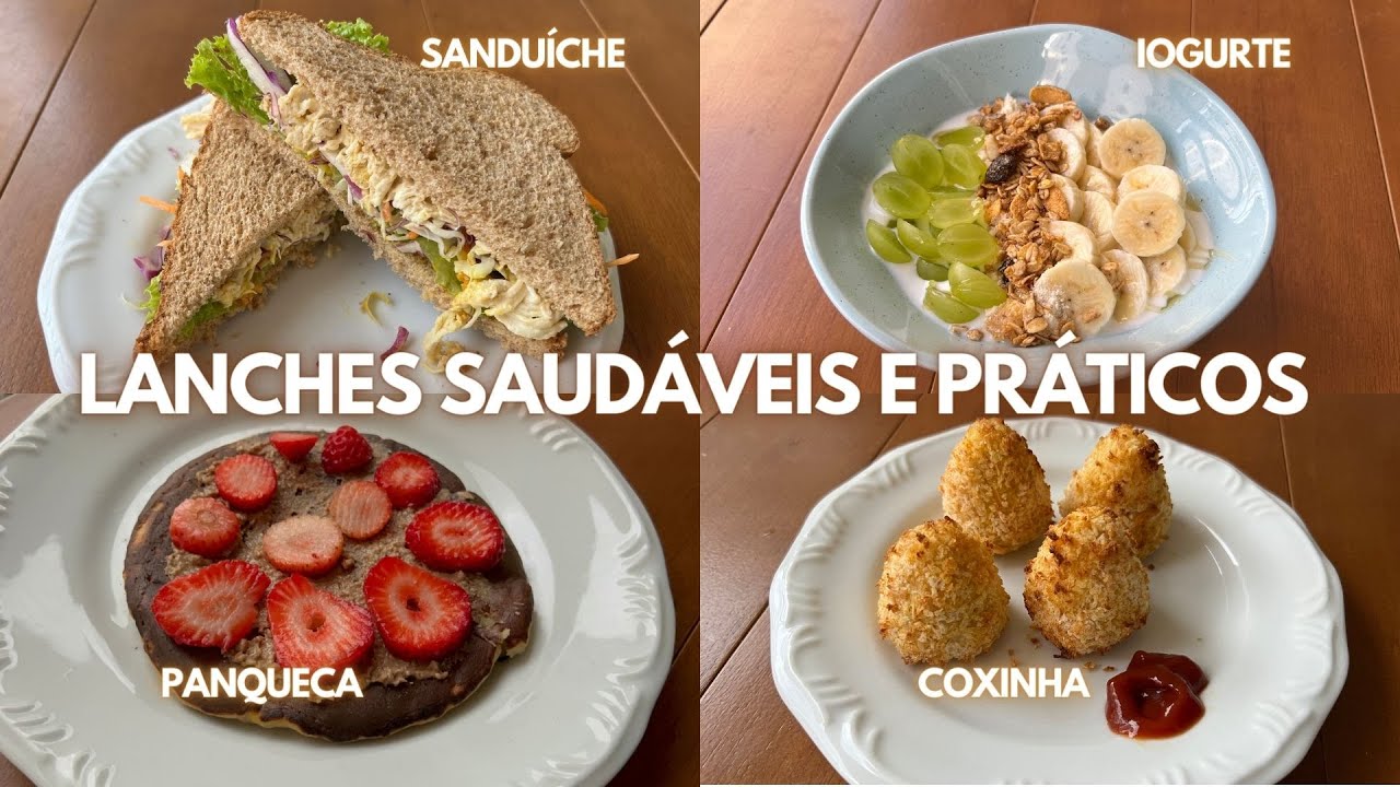RECEITAS SAUDÁVEIS PARA O LANCHE DA TARDE | receitas fáceis, rápidas e deliciosas