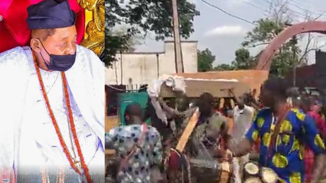 TRADITIONAL RIGHT BURIAL OF LATE OBA LAMIDI ADEYEMI THE 3rd ALAAFIN OYO