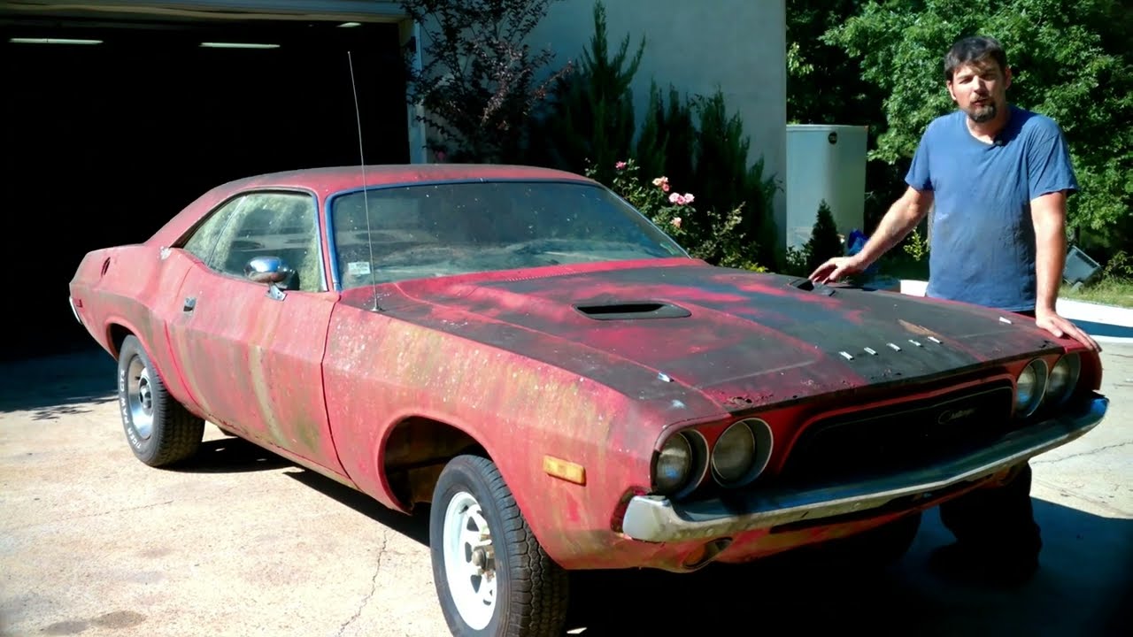 Реставрация Dodge Challenger 1973 года. Новый проект мастерской и как отремонтировать брошенный в...