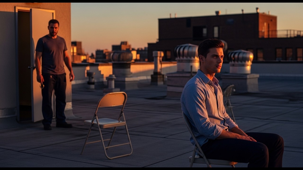 The Janitor Unlocked the Roof for Me Every Night — Brought Two Chairs | Gay Story