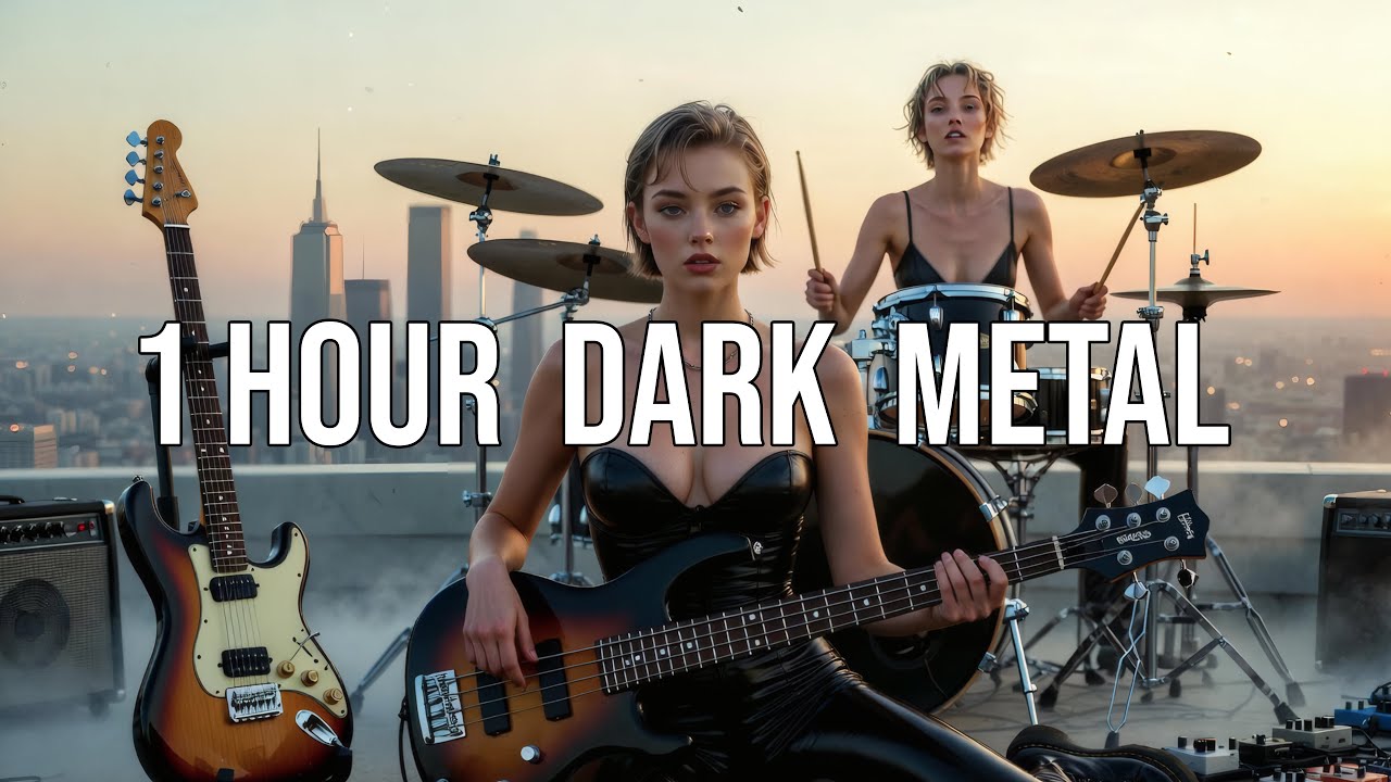 1 Hour Dark Instrumental Metal | Djent / Groove / Cinematic | Focus, Gym, Coding, Gaming