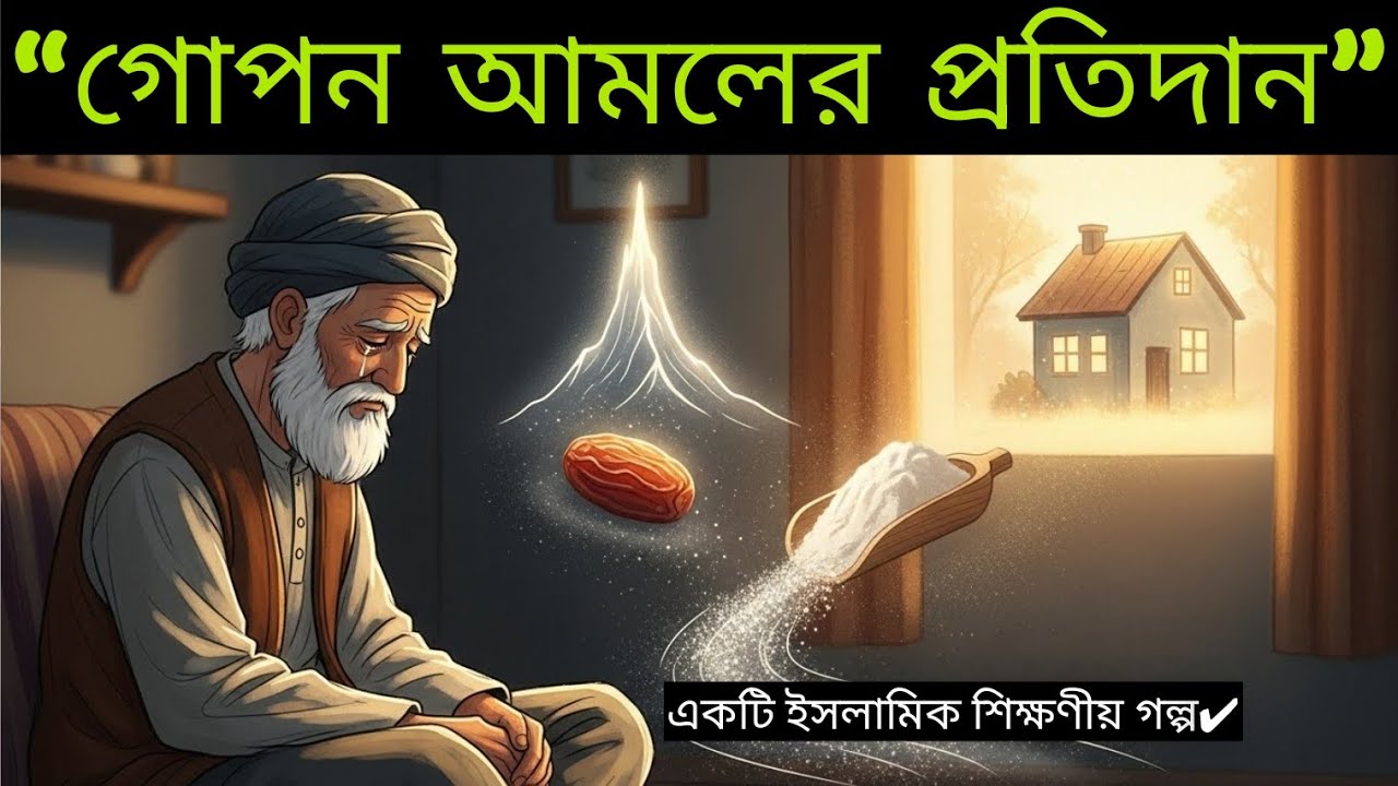 আল্লাহ যে নেকি গোপন রাখেন… 😢 | একটি অবিশ্বাস্য ইসলামিক গল্প  | Islamic Bangla Story