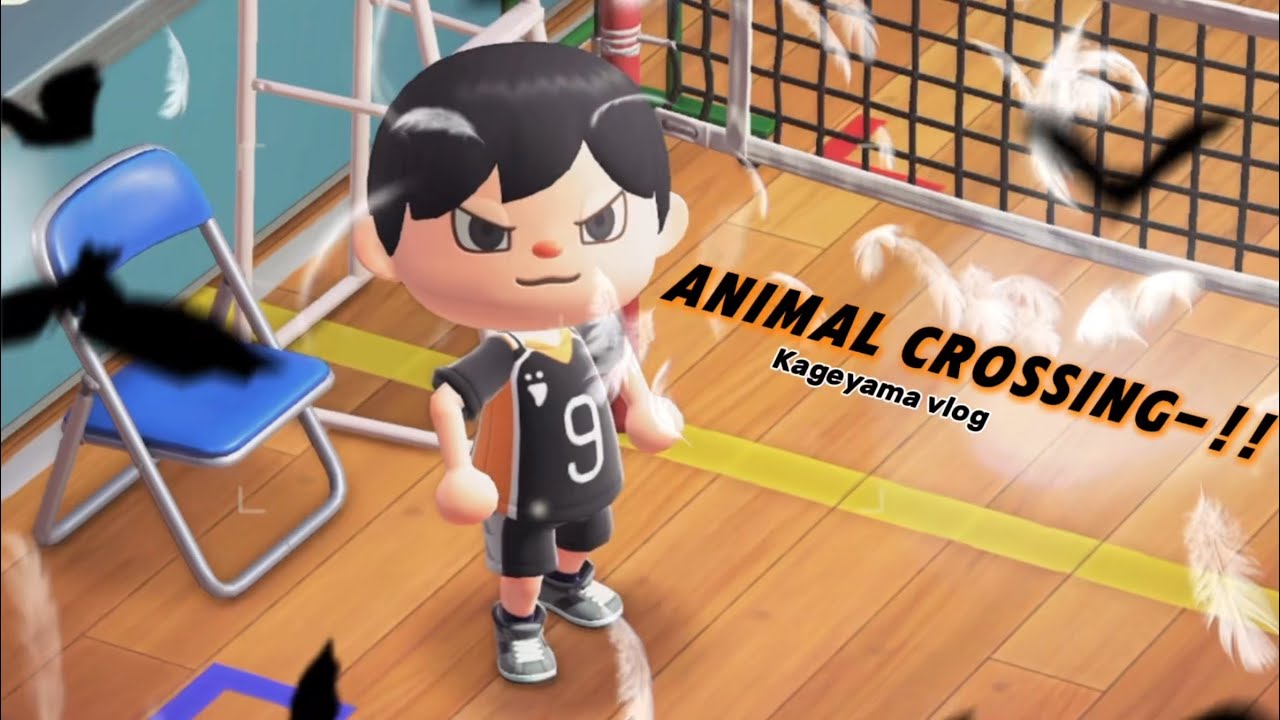 🐦‍⬛[ハイキュー!!]🐦‍⬛🏐Kageyama Tobio VLOG 🏐anmal crossing 하이큐 카게야마 브이로그 #animalcrossingnewhorizons #vlog 