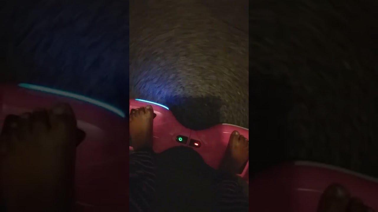Me on my hoover board (firstvid)