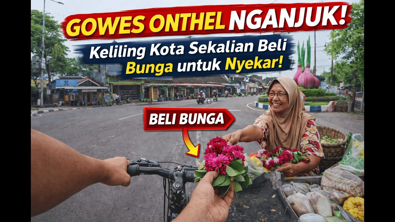 Keliling Nganjuk Pakai Sepeda Ontel 🚲 Rute Desa Ganung – Taman Pandan Wilis – Begadung