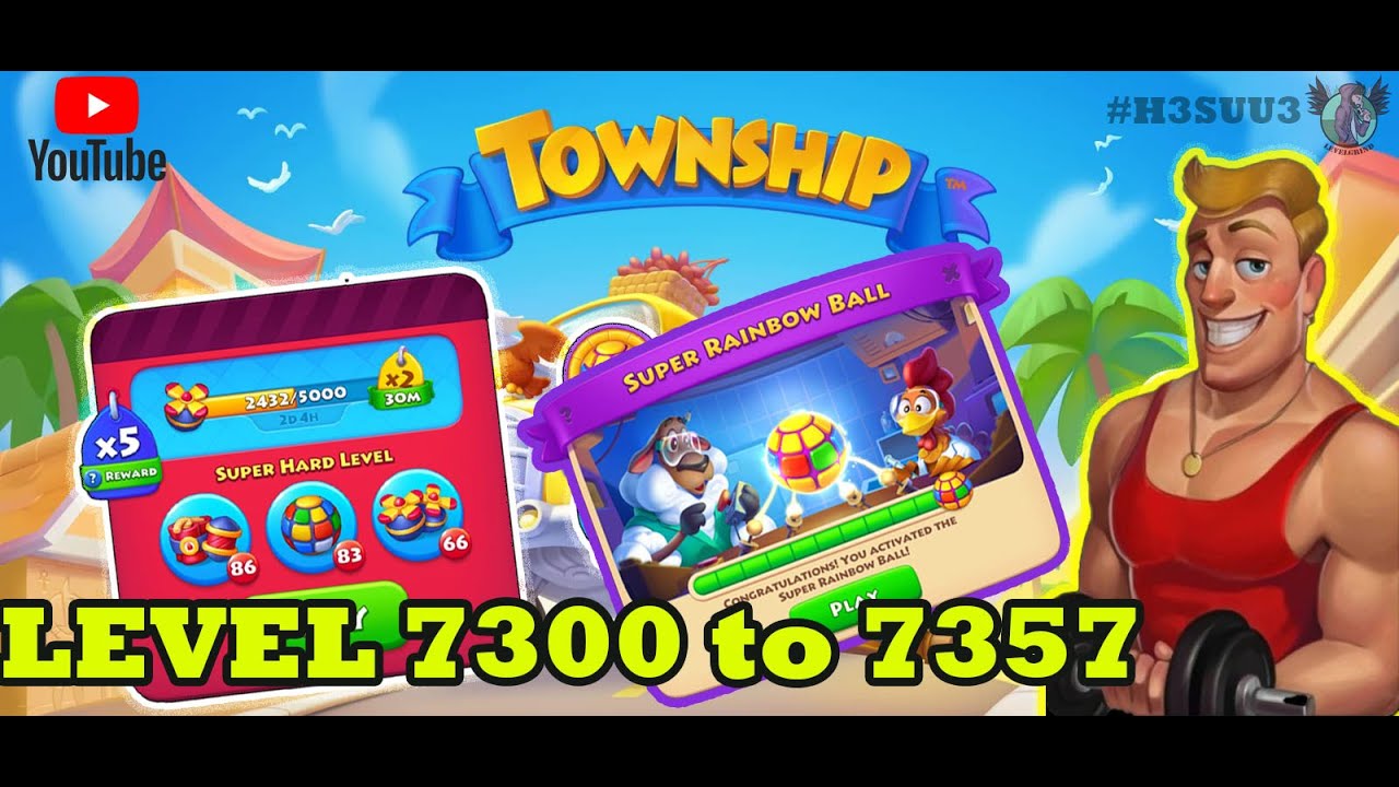 Township Gameplay - Match-3 Level 7300 to 7357