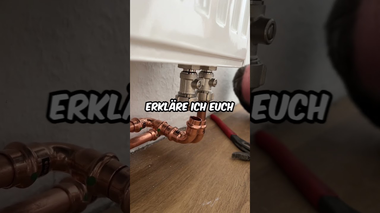 Ventil Heizk&ouml;rper 😱 #heizk&ouml;rper #montage #rineitung #ventilheizk&ouml;rper