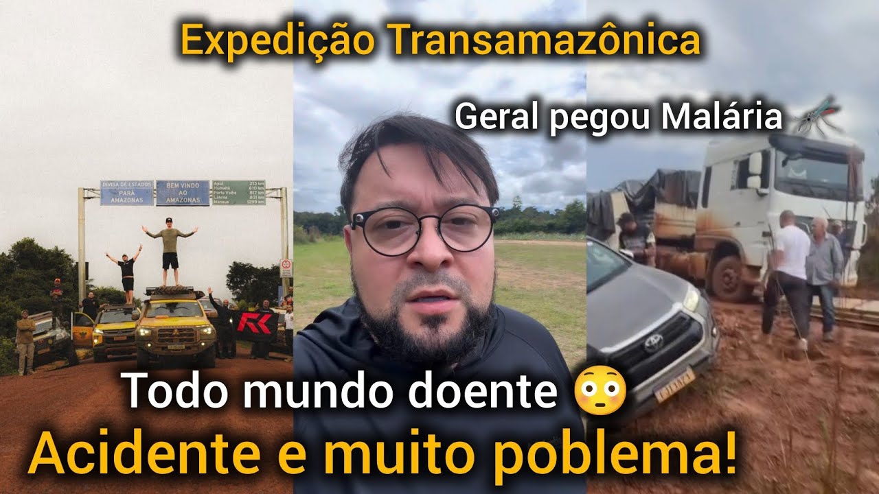 DEU RUIM MUITO ACIDENTE NA EXPEDIÇÃO!!  E PARA PIORAR O POVO ESTÁ DOENTE!  COM DOENÇA DA AMAZÔNIA 😳