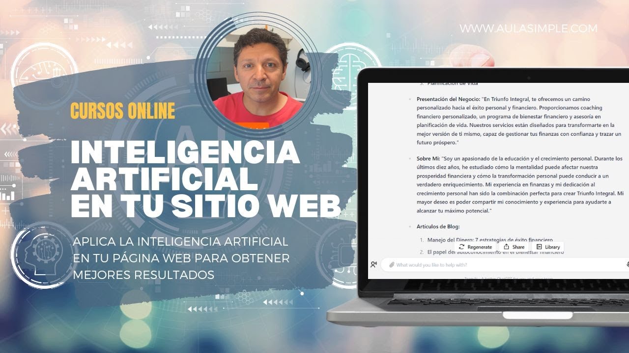 Inteligencia Artificial: Copywriting para Páginas Web de Cursos Online