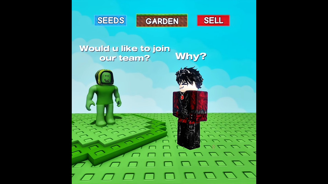Jandel vs Sammy |&bull;| 🥒or🌶 #roblox #growagarden #animation #teamsammy
