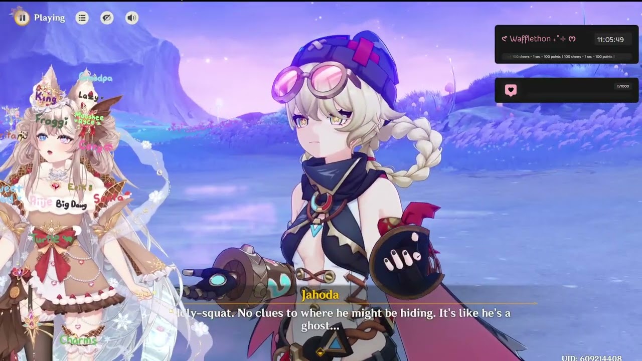 WAFFLETHON DAY 24! Yap and Genshin Quests !discord !tip