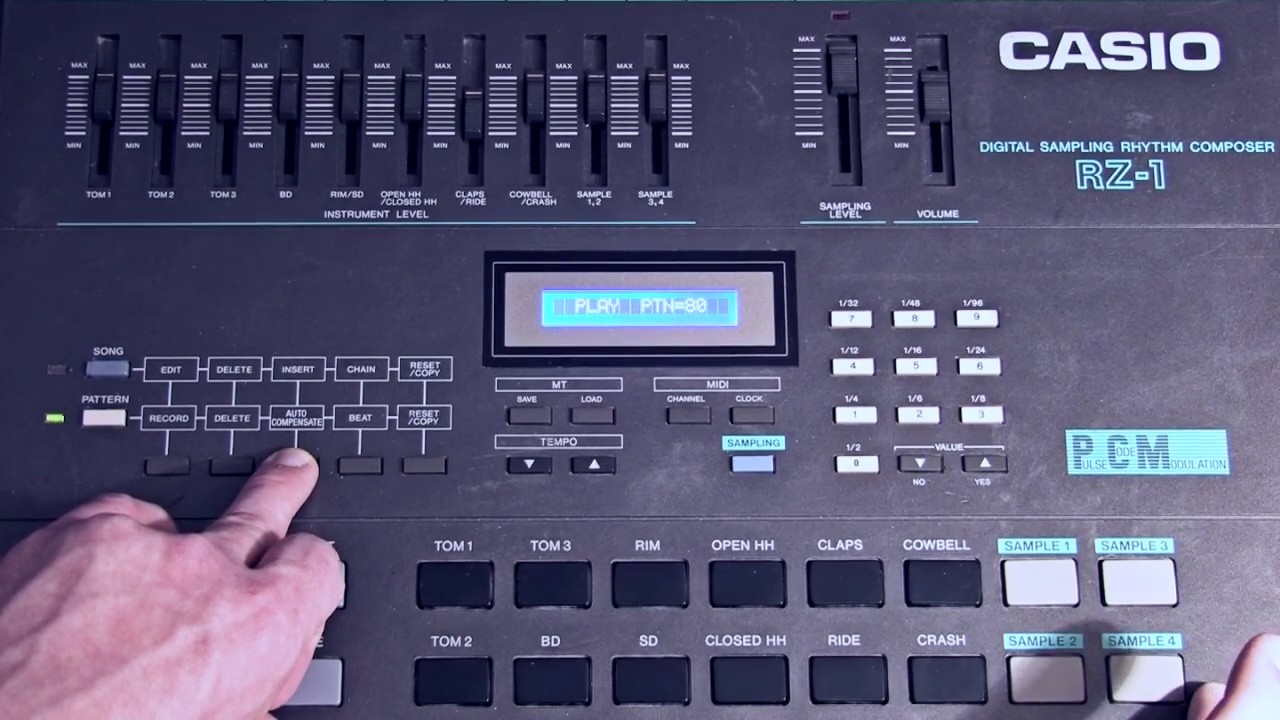 Casio RZ-1 Custom Firmware Demonstration