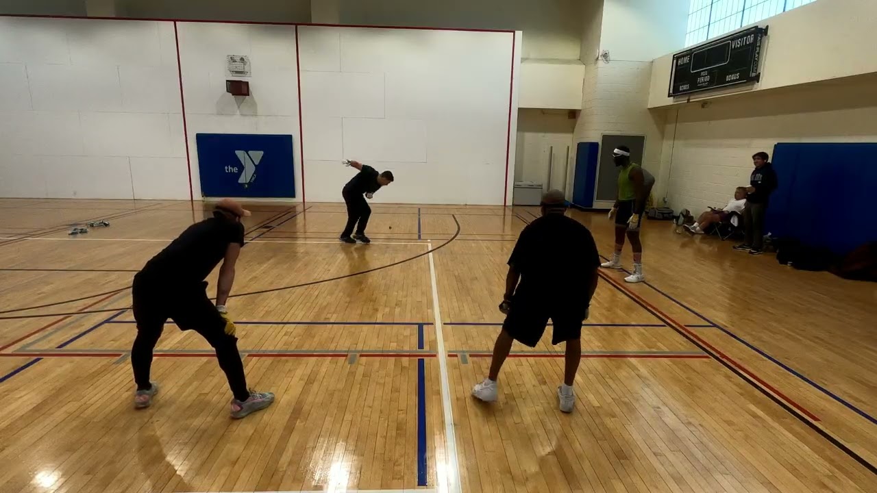 Coney YMCA - Jon Milman & Babalola vs Dwayne & Carlos