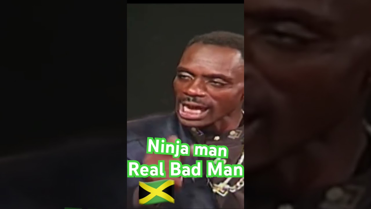 Ninjaman Explains What is a Real Badman 🤞🏽💪🏽🇯🇲 #ninjaman #jamaica #badman #shorts
