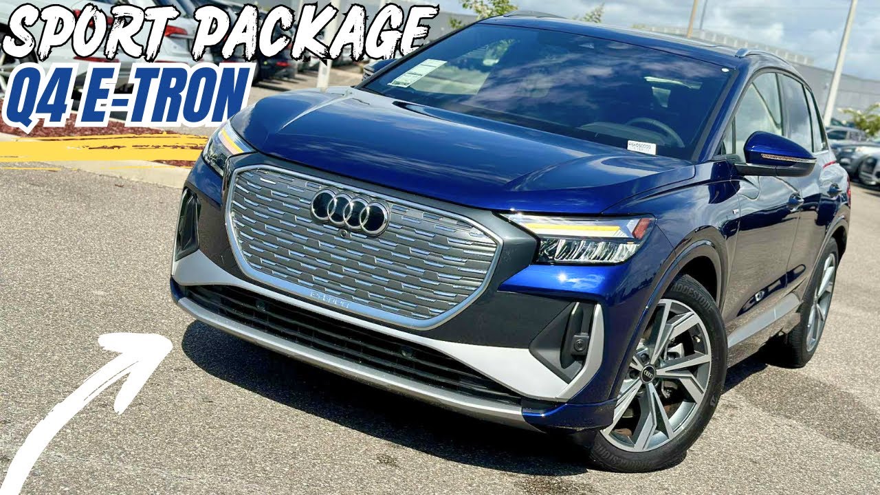 2025 Audi Q4 55 e-Tron Premium Plus Gets New Sport Package Flaunting Electrifying Style