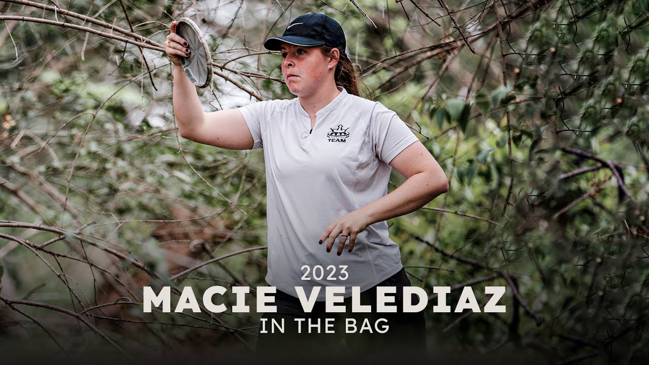 Macie Velediaz In The Bag 2023 | What does Macie use for her bomb forehands on the DGPT?