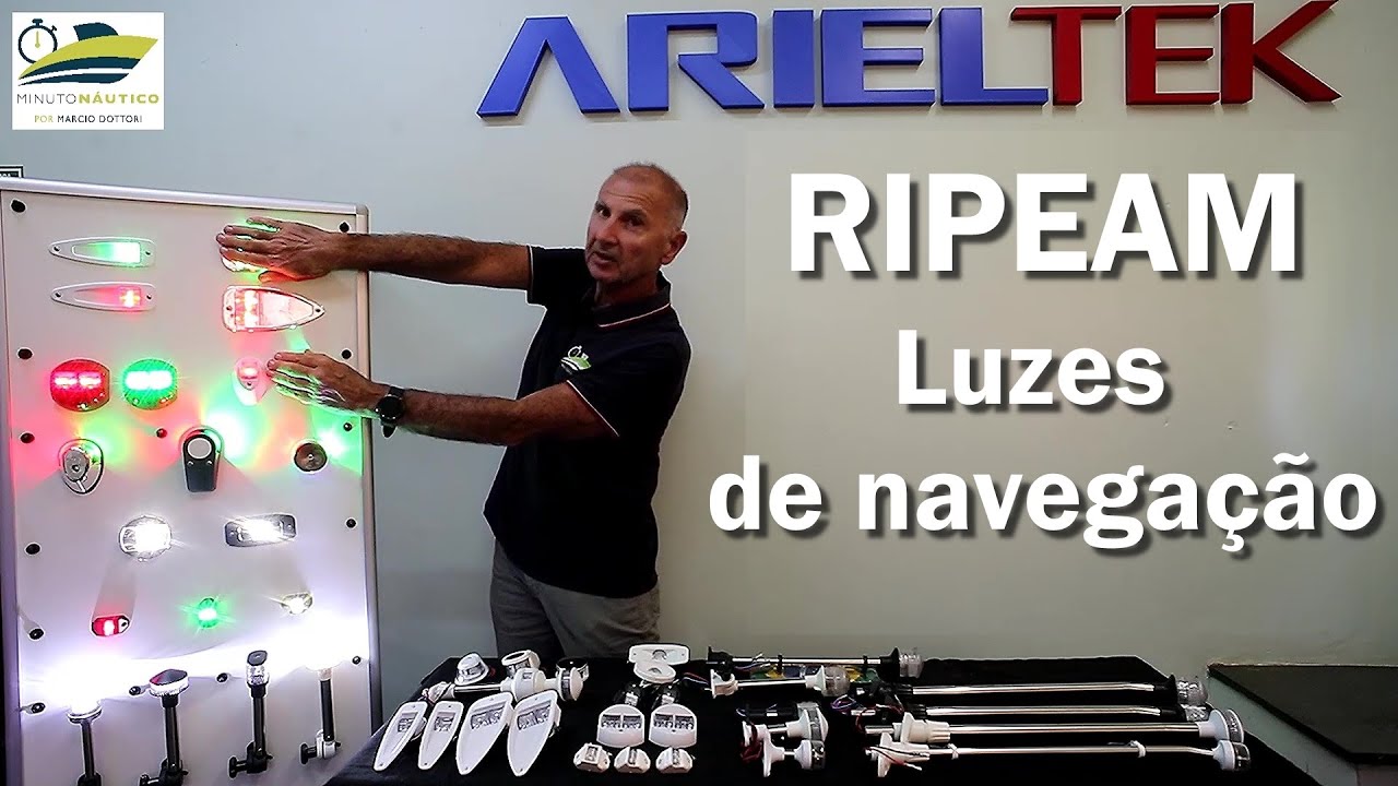 Luzes de navegação segundo o Ripeam - Minuto Náutico - Marcio Dottori - Vídeo 326
