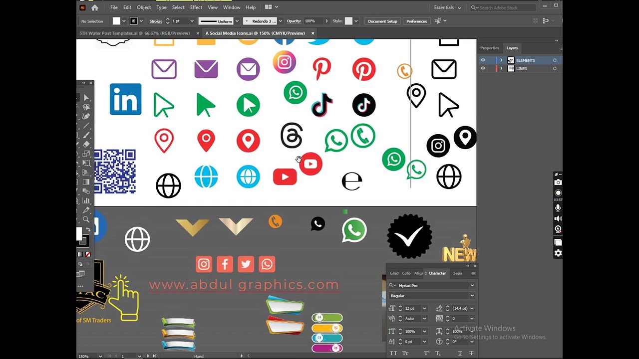 Level Up Your Online Presence | Social Media Designs by Abdul Graphics #printing #design #logo