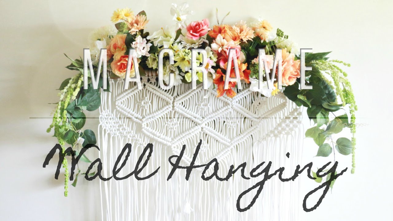 HOW TO: DIY Macrame Wall Hanging