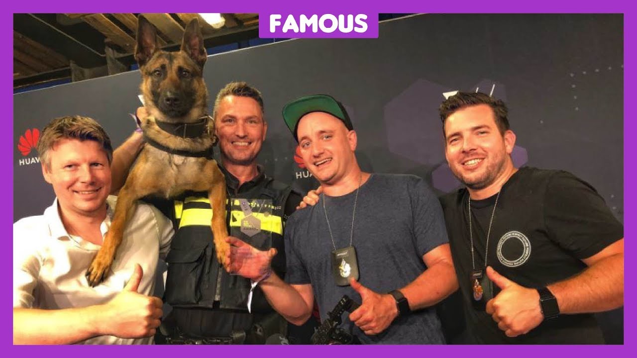 Politiehond Bumper is het beste dier op social media