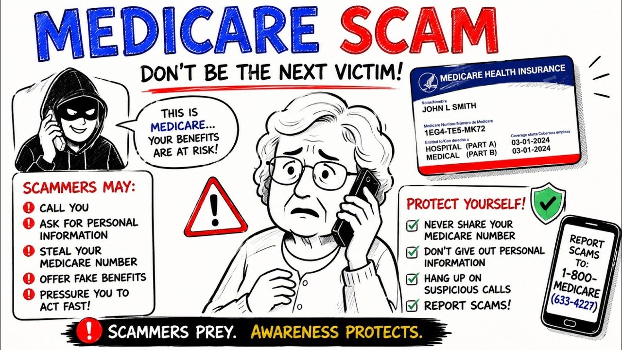 ⚠️ Medicare Scam Alert 2026 | How Scammers Steal Seniors' Identity, Medicare Benefits & Money