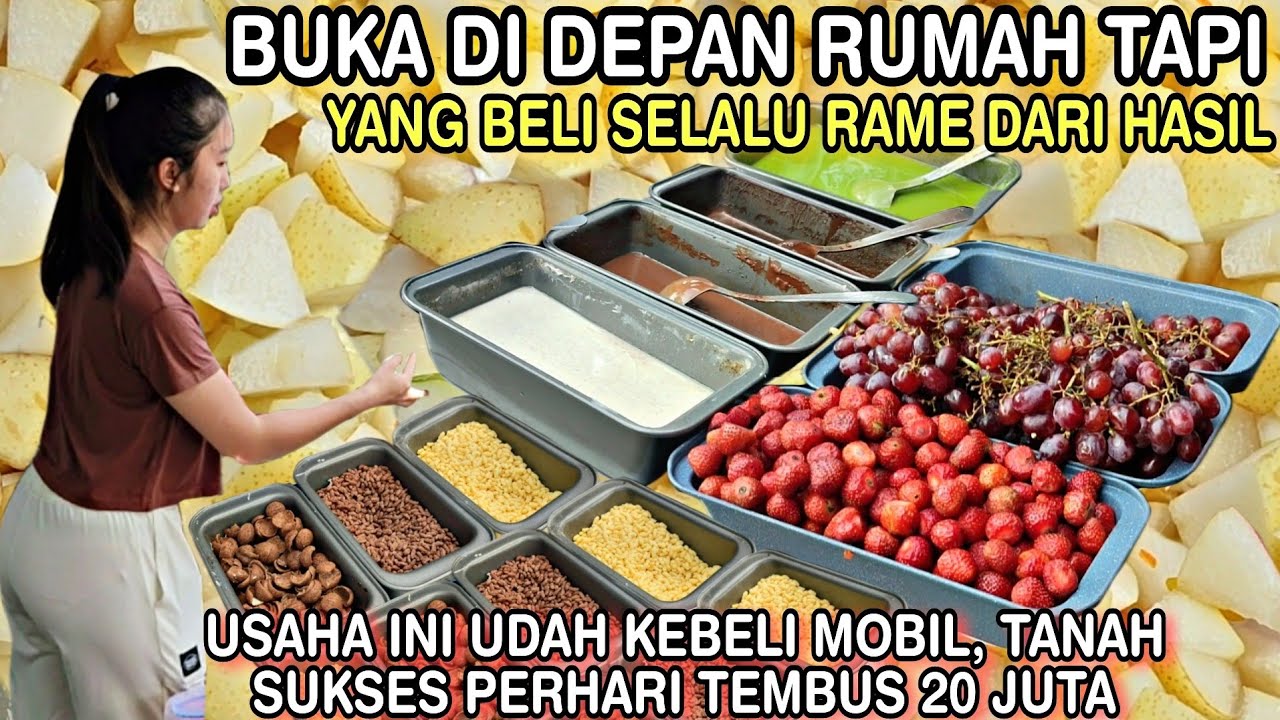 USAHA BUKA DI DEPAN RUMAH || SUKSES RAUP TEMBUS 20 JUTA SEHARI HASIL JUALAN Udah KEBELI MOBIL, TANAH