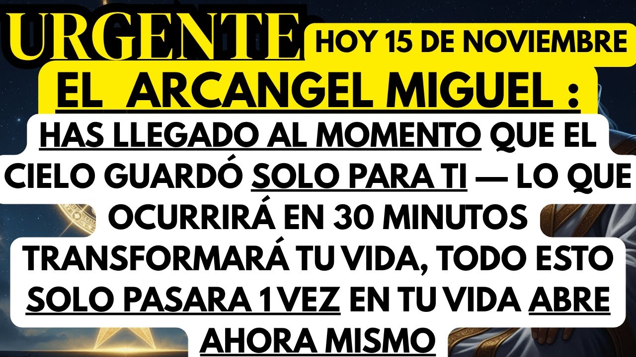 Arcángel Miguel Habla Claro: Lo Que Estás a Punto de Escuchar Cambiará Todo — Dios Ha Llegado 🙏