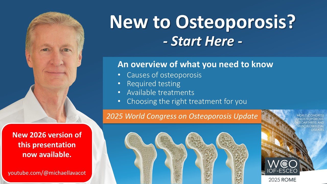 New to Osteoporosis? Start Here! 2025 World Congress on Osteoporosis Update