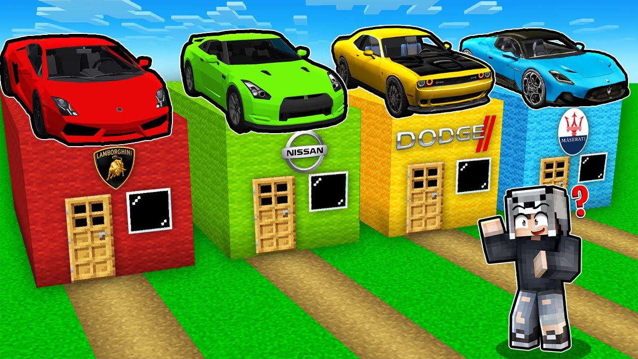 HANGİ ARABA EVİNİ SEÇMELİYİM - Minecraft