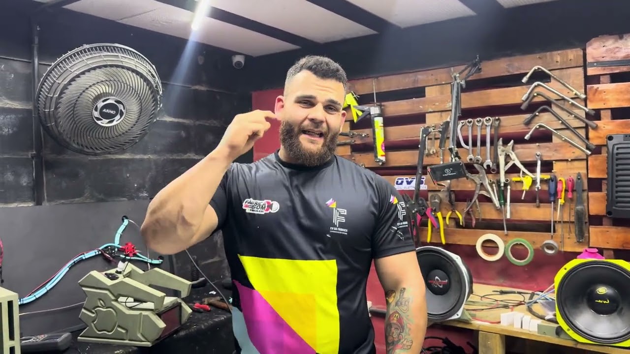 Rack móvel sem fio, teste dos transmissores