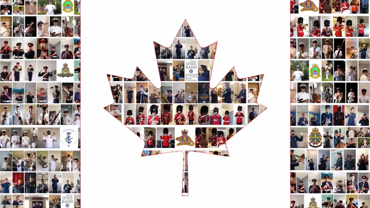 O Canada - CAF bands | Canada Day 2020