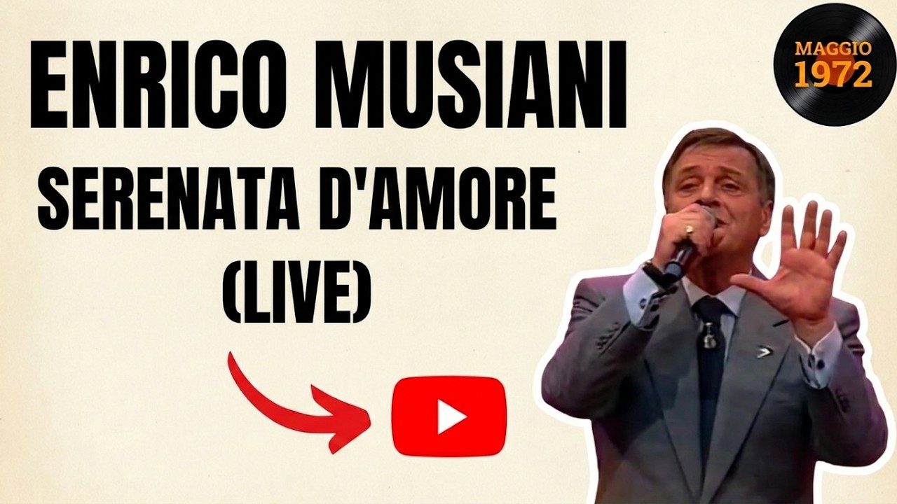 Luciano Tajoli ed Enrico Musiani - Serenata d'amore (live)
