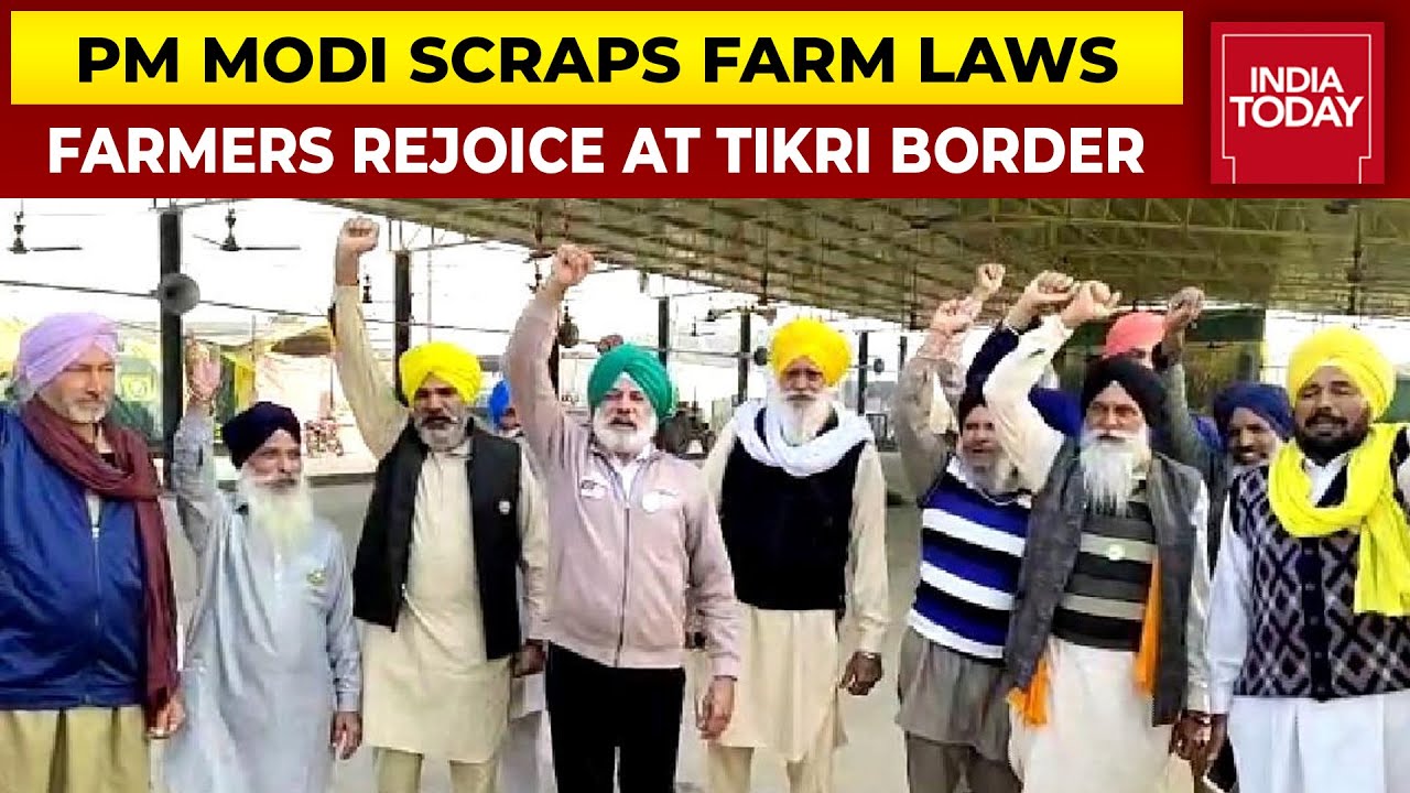 PM Modi Repeals Farm Laws, Farmers Happy, But Protests To Continue | Ground Report From Tikri Border