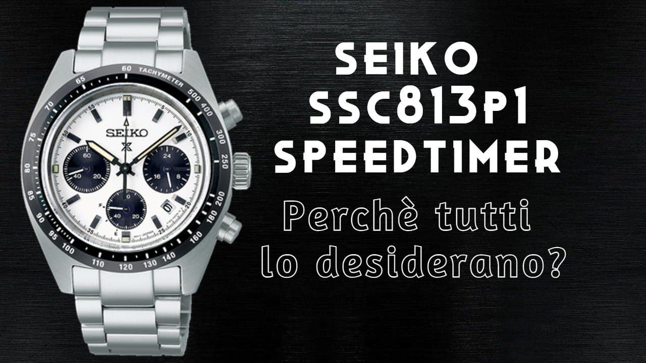 Seiko SSC813 SPEEDTIMER Solar2021⌚ Riedizione di un Crono LEGENDARIO!