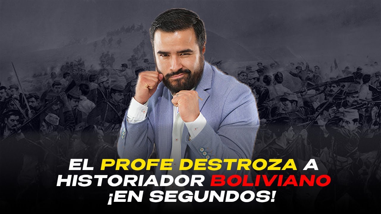 EL PROFE DESTROZA A HISTORIADOR BOLIVIANO ¡EN SEGUNDOS! - BOLIVIANOS BLOQUEAN AL PROFE POR DESASNAR😠