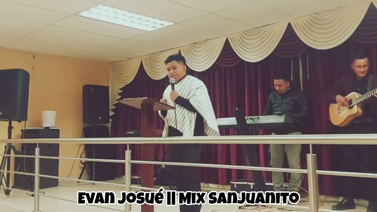 Evan Josue animando en vivo en San Luis 