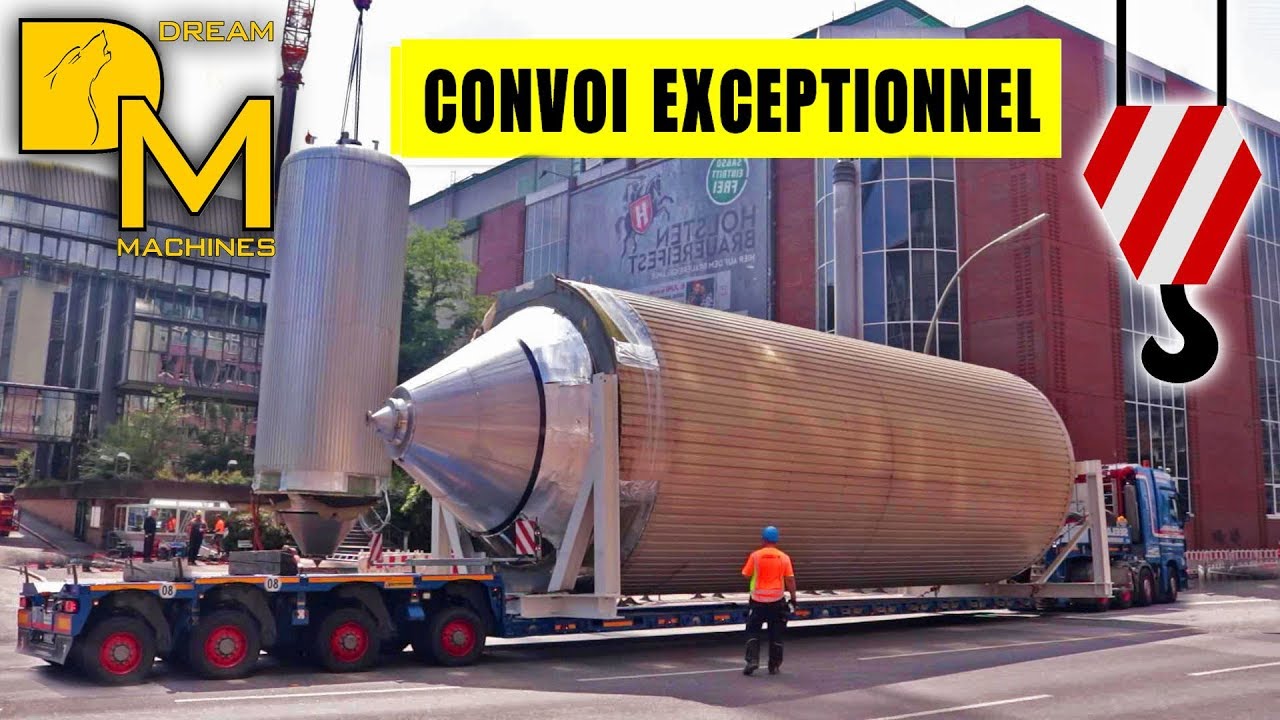 Get the beer! OVERSIZE LOAD relocating whole brewery to new location incl massive tanks