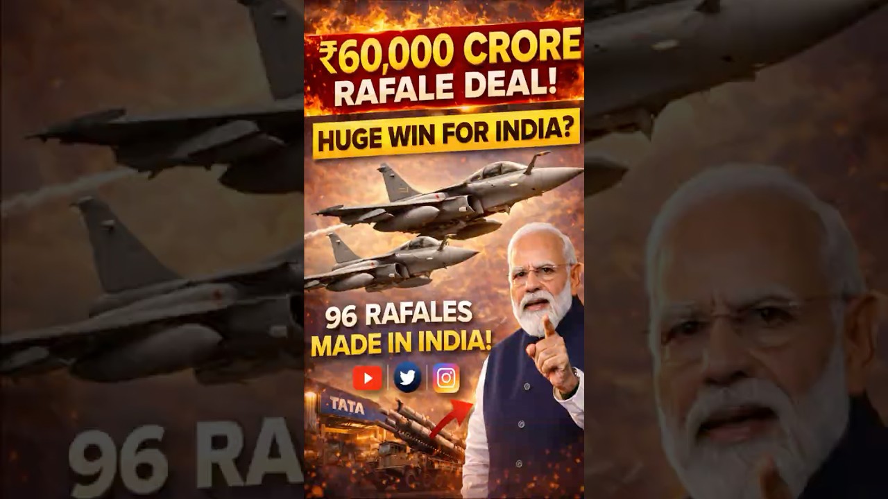Biggest Rafale Deal: Ab Bharat Mein Banenge 96 Rafale Jets! 🇮🇳
