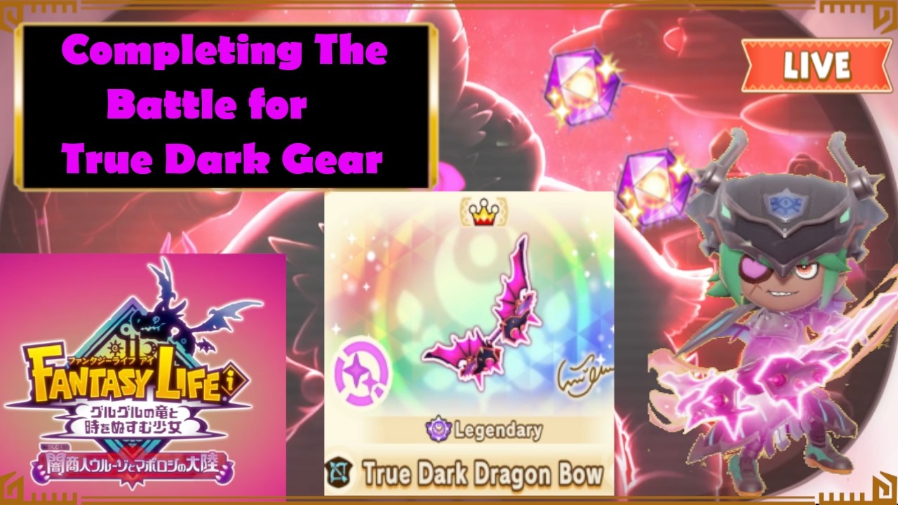 Fantasy Life I : Farming the True White Primordial Dragon !!!