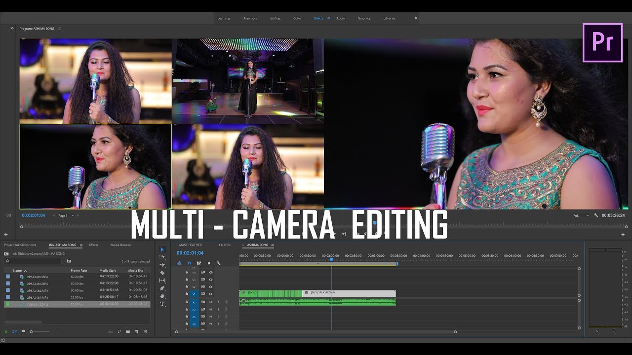 MULTI - CAMERA EDITING PREMIERE PRO CC | FAST EDITING