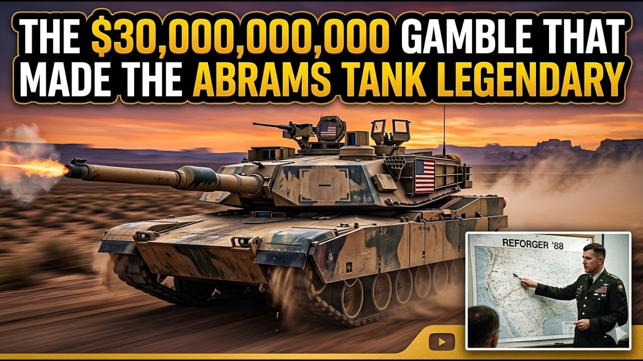 The $30 Billion Gamble That Made the Abrams Tank Legendary